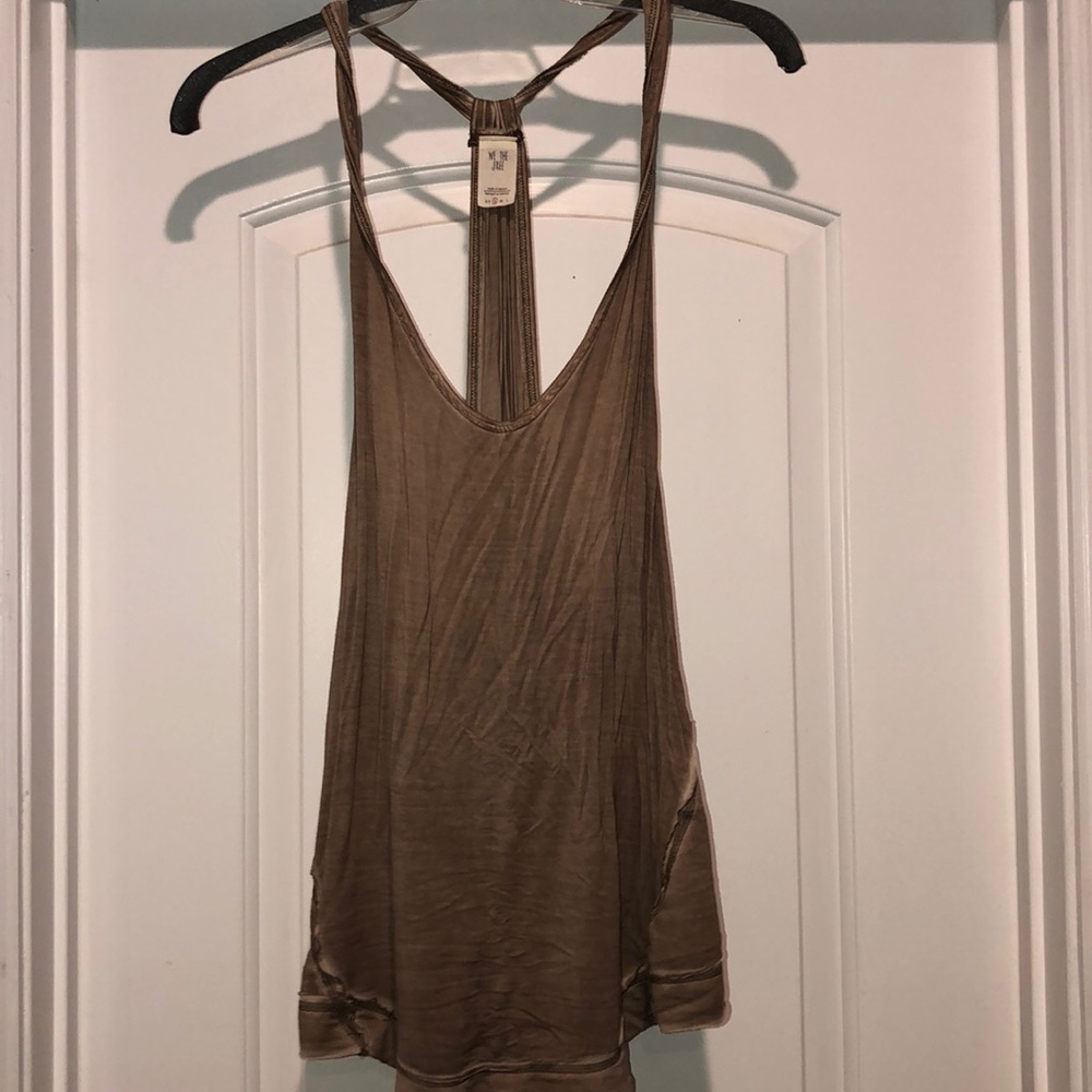 Free people olive green top